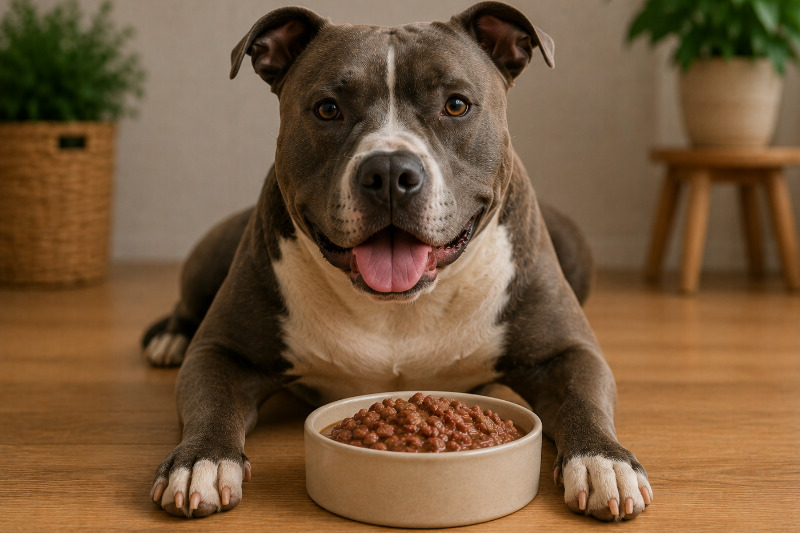 American Staffordshire Terrier Futter: Ernährung für den muskulösen Amstaff?