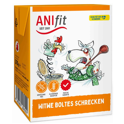 Anifit-Nassfutter für Hunde Witwe Boltes Schrecken im Tetra Pak