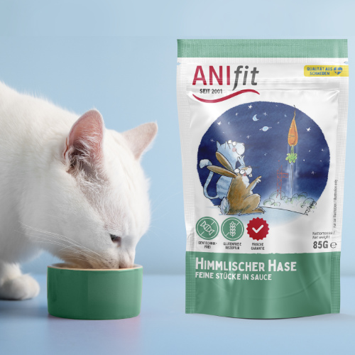 Anifit Nassfutter für Katzen Himmlischer Hase