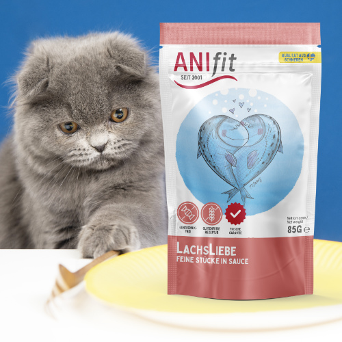 Anifit Nassfutter für Katzen LachsLiebe