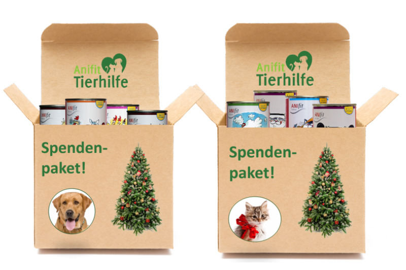 Anifit Spendenpakete für Hunde und Katzen