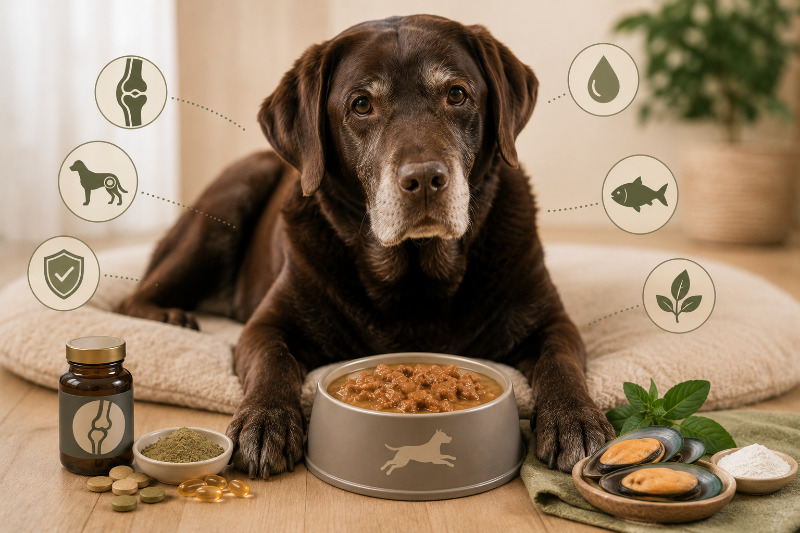 Arthrose beim Hund: die richtige Ernährung und sinnvolle Nahrungsergänzungen