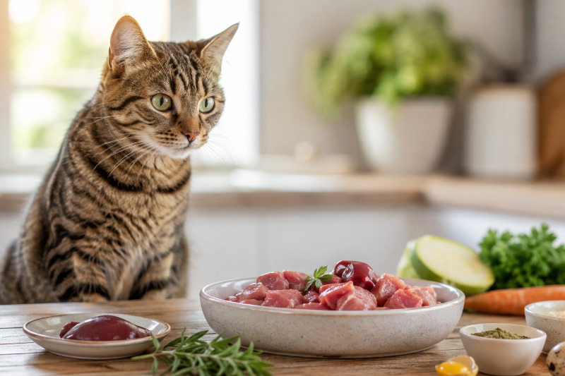 BARF für Katzen: Mengen, Vorteile, Risiken und der ehrliche Aufwand-Check