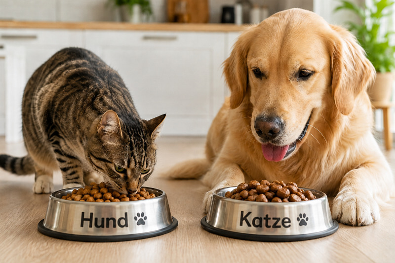 Dürfen Katzen Hundefutter fressen?