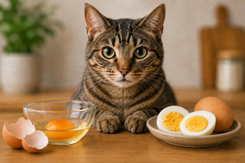 Ei für Katzen: roh oder gekocht und wie viel ist gesund?