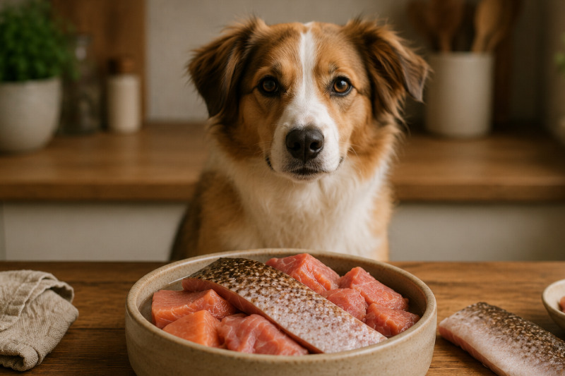 Forelle für Hunde: milder Süßwasserfisch im Napf
