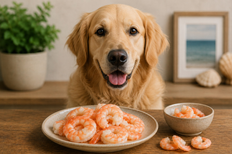 Garnelen für Hunde: magere Eiweißquelle aus dem Meer