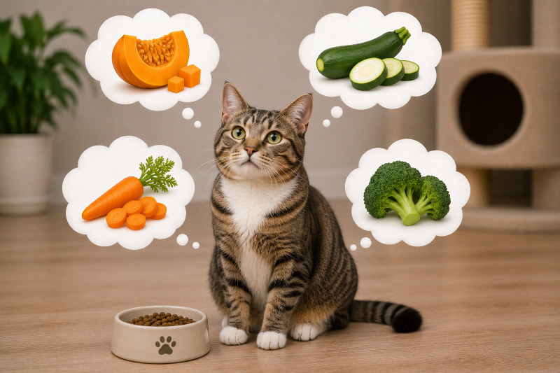 Gemüse für Katzen