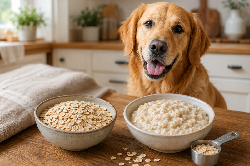 Haferflocken für Hunde