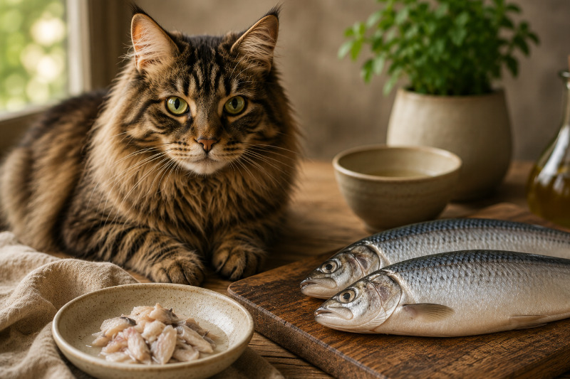Hering für Katzen: Omega-3-Gehalt, roh tabu und die richtige Menge