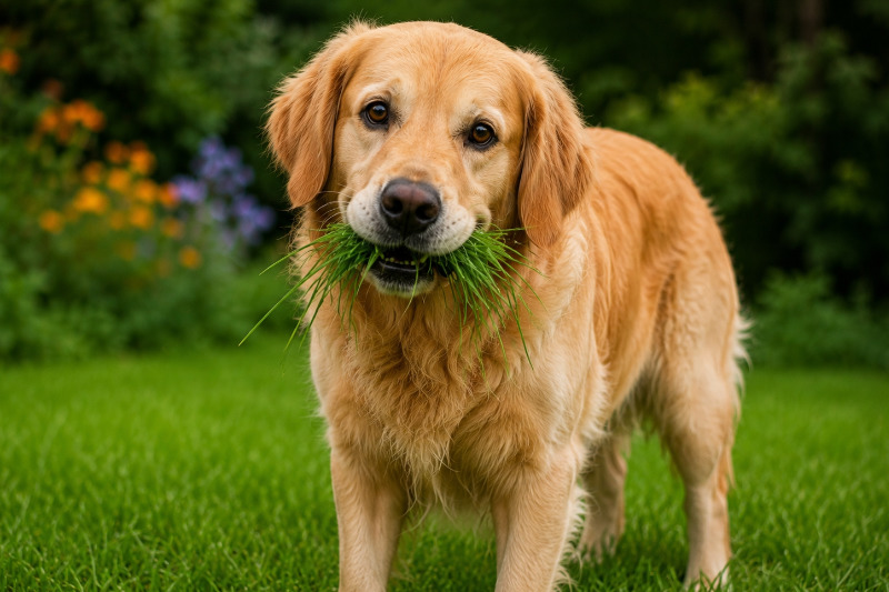 Hund frisst Gras: Warum er das tut und wann es ein Warnsignal ist