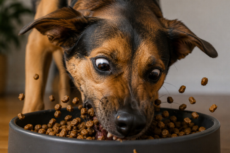 Hund schlingt Futter: Ursachen und was gegen Schlingen wirklich hilft