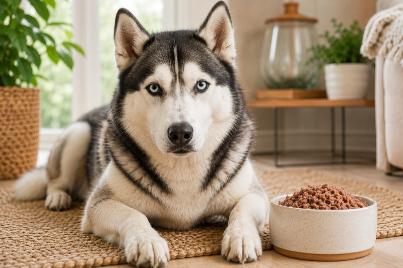 Husky Futter: Welches Hundefutter passt zu einem Siberian Husky?