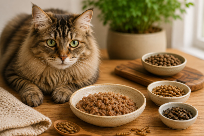 Insektenprotein für Katzen: Was bringt die neue Eiweißquelle?