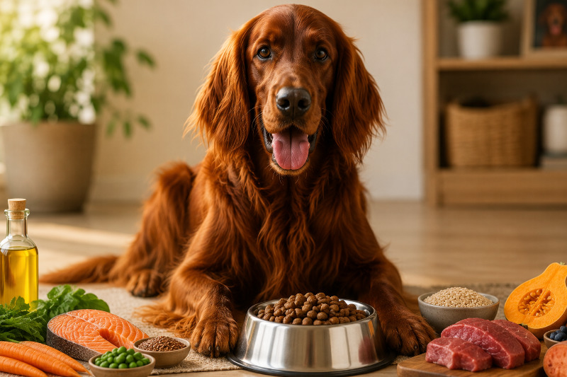 Irish Setter Futter: Welches Hundefutter passt zum Irish Setter