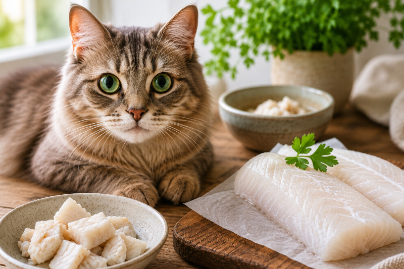 Kabeljau für Katzen: Zubereitung und Menge des mageren Weißfischs
