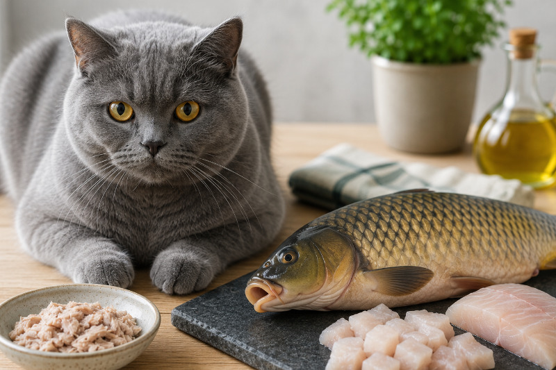 Karpfen für Katzen: Y-Gräten, Thiaminase und die richtige Menge