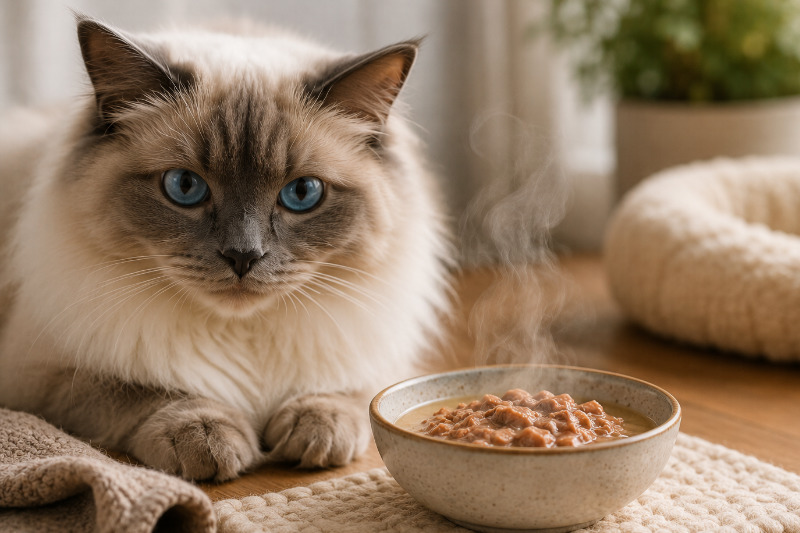 Katzenfutter anwärmen: warum Katzen es mauswarm mögen und wie es geht