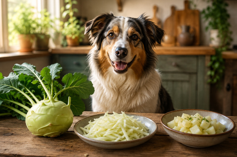 Kohlrabi für Hunde: roh, gekocht und wie viel?