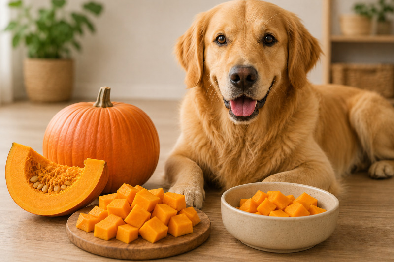 Kürbis für Hunde - roh oder gekocht, welche Sorte und wie viel