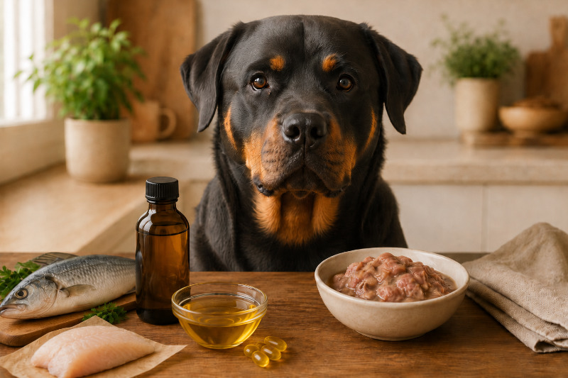 Lebertran für Hunde: starke Vitamin-D-Quelle, die genau dosiert werden muss