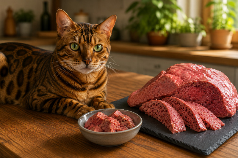 Lunge für Katzen: kalorienarm und bindegewebsreich