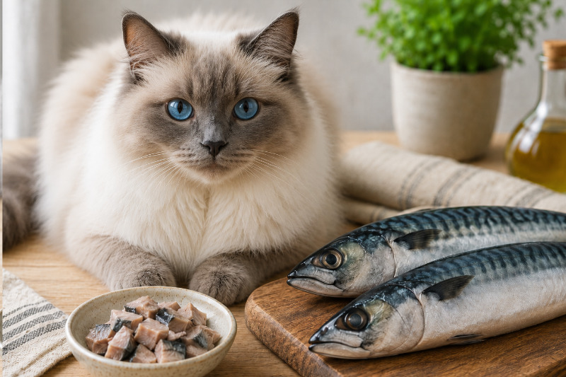 Makrele für Katzen: Omega-3-Quelle, Quecksilber und die richtige Menge