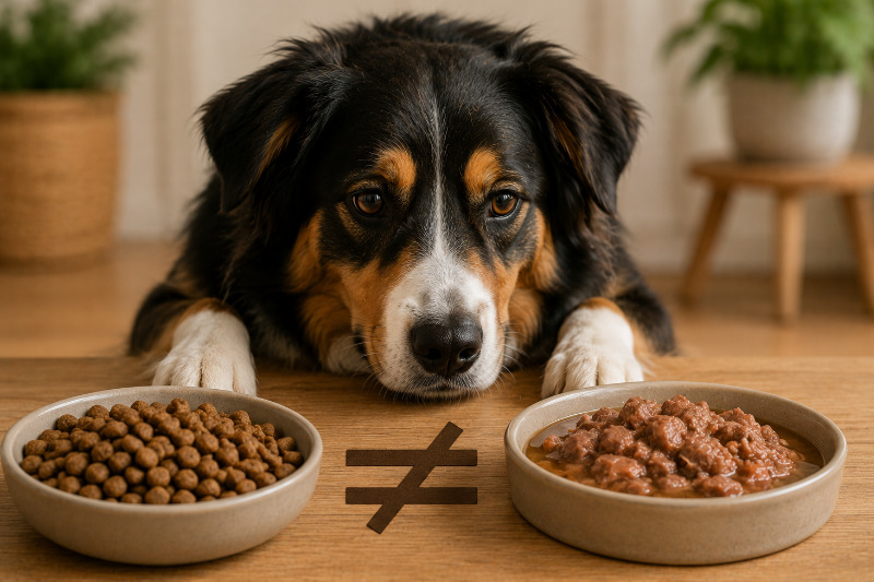 Mischfütterung beim Hund: Warum ich Nass- und Trockenfutter nicht mische