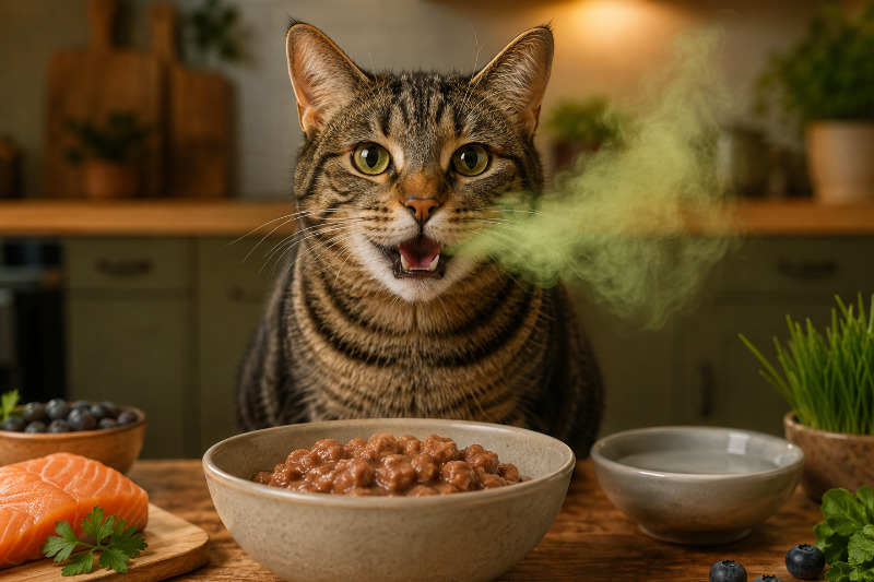 Mundgeruch bei der Katze: Ursachen, was hilft und die Rolle des Futters