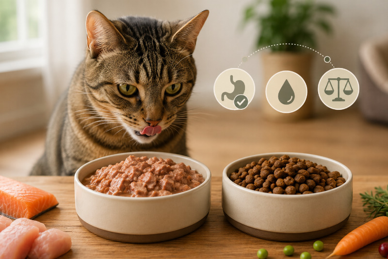 Nassfutter für Katzen: Warum es so wichtig ist, worauf Sie achten und wie viel