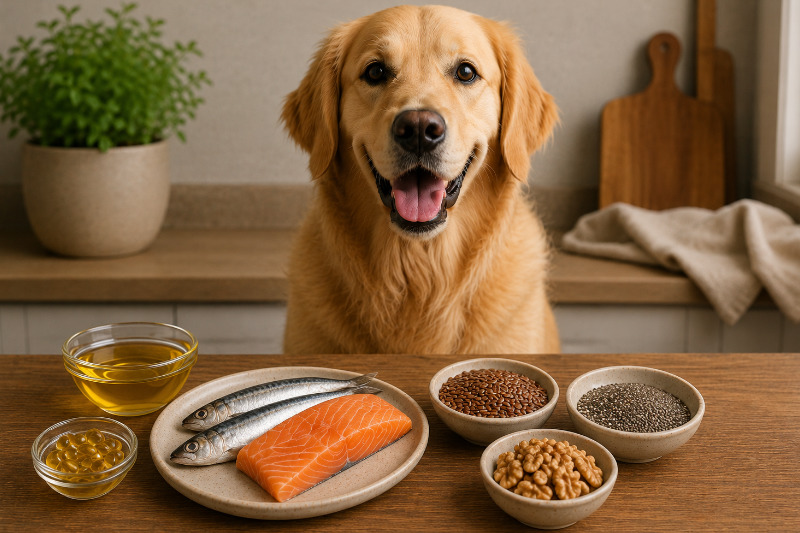 Omega-3 für Hunde: EPA, DHA und ALA und welche Quelle wirklich wirkt