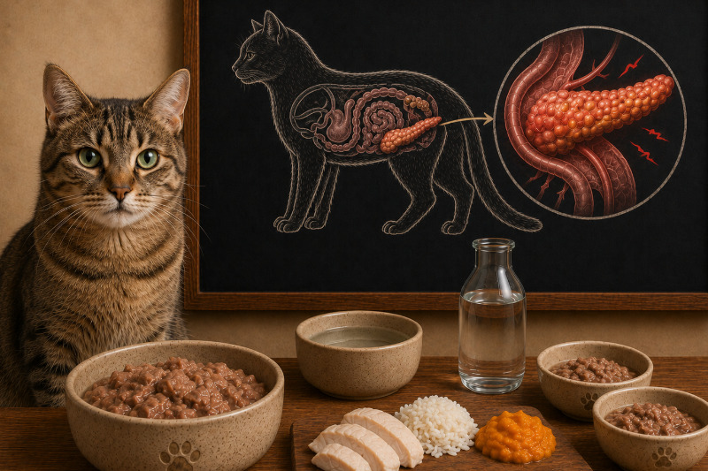Pankreatitis bei der Katze: das richtige Futter und warum Fressen zählt