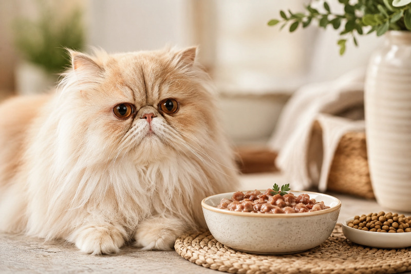 Perser Futter: Welches Katzenfutter passt zu einer Perserkatze?