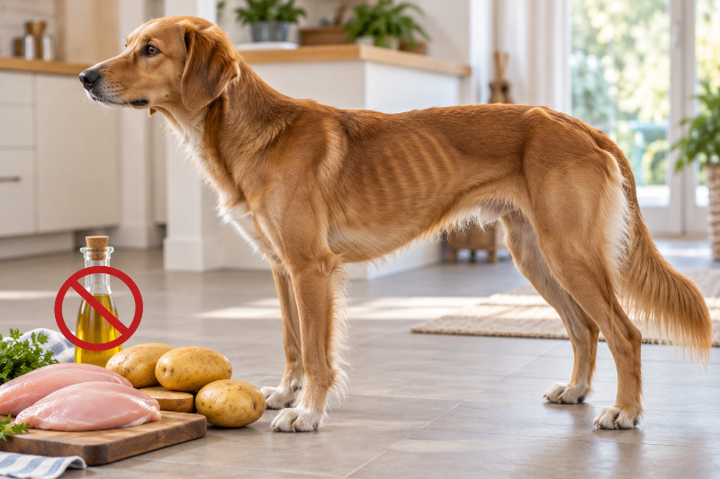 Proteinverlust-Enteropathie (PLE) beim Hund - Was füttere ich, wenn der Darm Eiweiß verliert