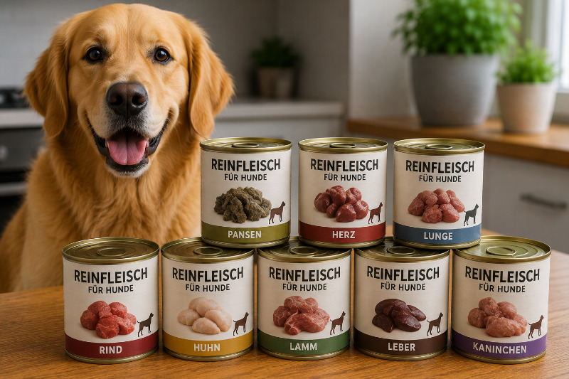 Reinfleischdose für Hunde: der Mittelweg zwischen BARF und Selbstkochen