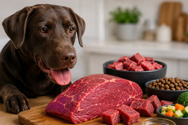 Rindfleisch für Hunde: Eiweißquelle, Verträglichkeit und Menge