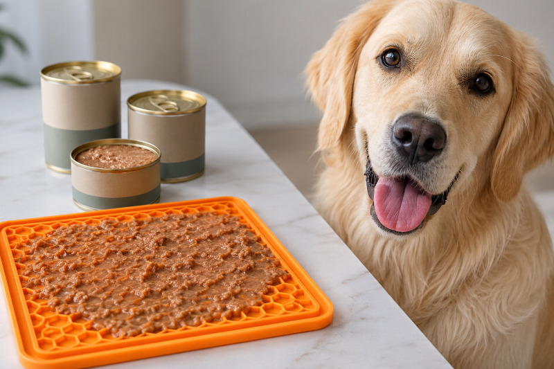 Schleckmatte für Hunde: womit befüllen, einfrieren und worauf achten