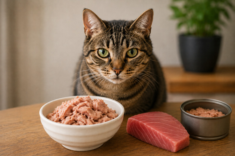 Thunfisch für Katzen: Wie viel ist okay und worauf Sie achten müssen