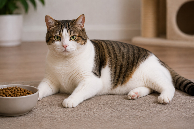 Übergewicht bei Katzen: erkennen, sicher abnehmen und das Idealgewicht halten