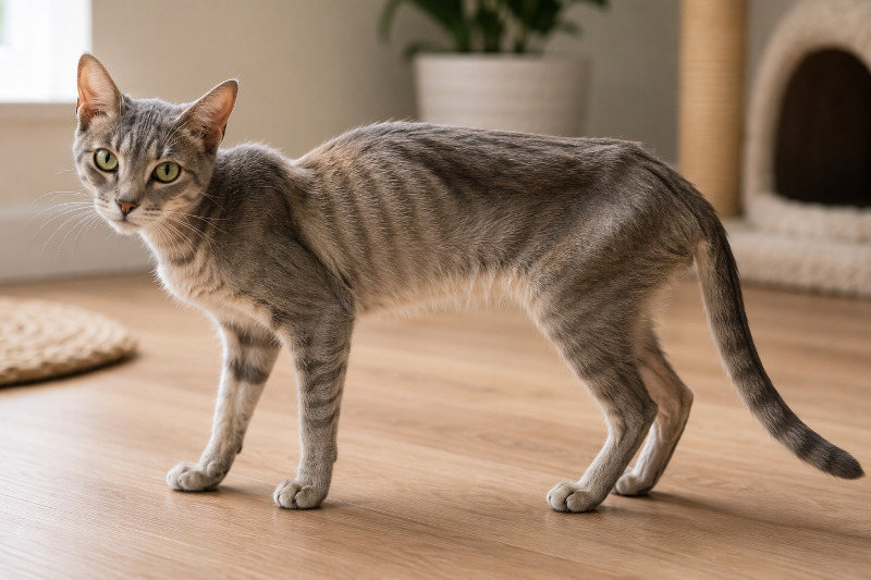 Untergewicht bei Katzen: Warnsignale, Ursachen und gesundes Zunehmen