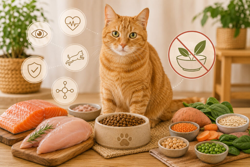 Vegane und vegetarische Katzenernährung: sinnvoll oder nicht?