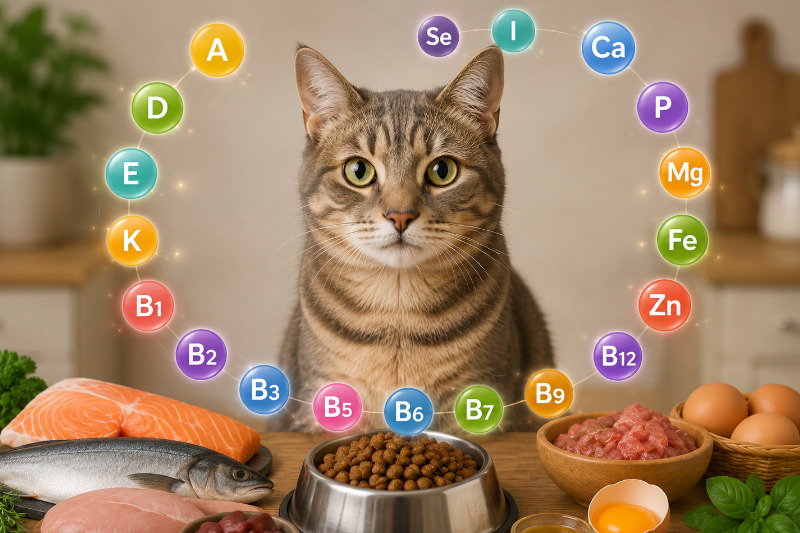 Vitamine & Spurenelemente für Katzen: welche Ihre Katze braucht und wann Sie ergänzen sollten