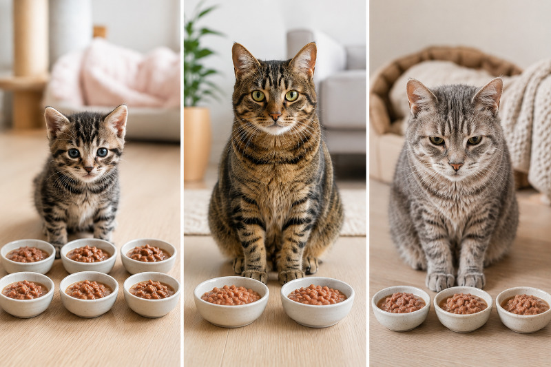 Wie oft sollte man eine Katze füttern? Kitten, erwachsen, Senior