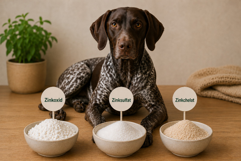 Zinkoxid, Zinksulfat oder Zinkchelat: wie die Bindungsform die Zinkaufnahme beim Hund bestimmt